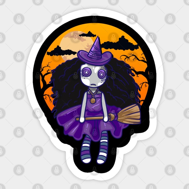 Witch voodoo doll shop
